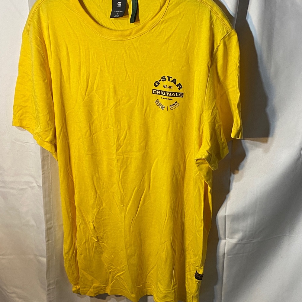 G-Star Originals Men's Bright Yellow Tee